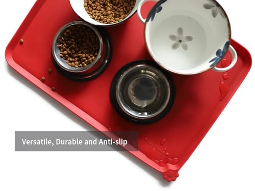 Large Silicone Non (24"L x 16"W / Classic Red)