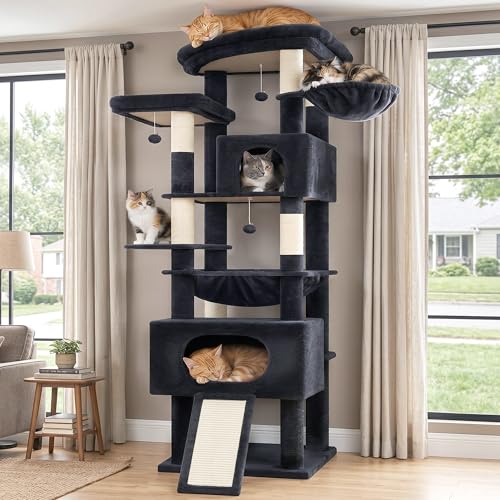 Cat Tree 78.7'' Cat Tower (78.7 inch / Smoky gray)