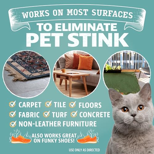 Pet Odor Eliminator Concentrate for Cat Urine and Smells (8 Fl Oz (Pack of 1))