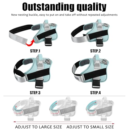 Dog Harness No (Medium (Pack of 1) / BabyBlue)