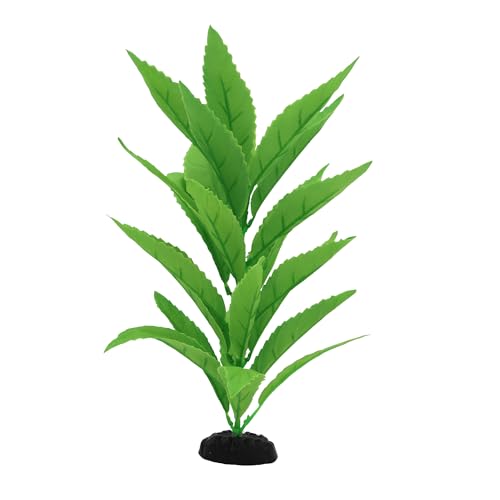 2 Pack 12 Inch Aquarium Silk Aquarium Plants (Green a / 12 Inch)