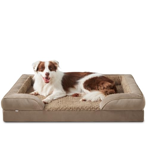 Orthopedic Large Dog Bed (Brown / L (35"x 25"x 6.5"))