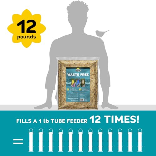 Waste Free Wild Bird Seed (12 Pound (Pack of 1))