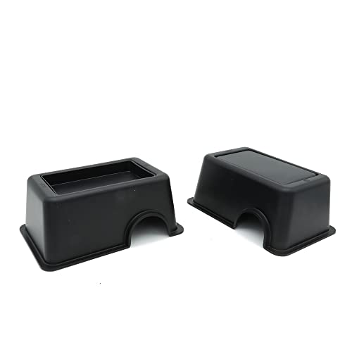 Reptile Hide Box Snake Hide Feel Secure and Safe (Black / Small 2 Pcs)