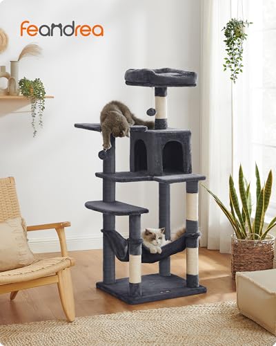 Cat Tree 54.2 (54.2 Inches / Smoky Gray)
