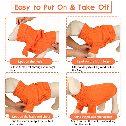 XL Dog Sweater (X-Large / Orange)