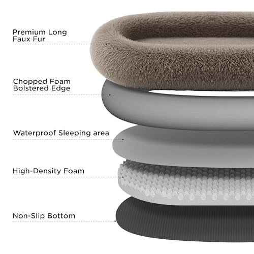 Human Dog Bed for Adult (71"L x 44"W x 12"Th / Dark Grey)