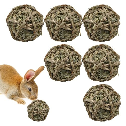 Rabbit Timothy Grass Ball 6 Pcs