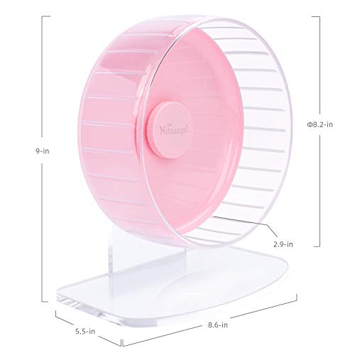 Super Silent Hamster Exercise Wheel (Small / Pink)