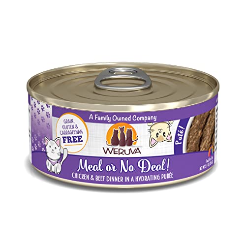 Wet Cat Food Meal or No Deal with Chicken and Beef Pate