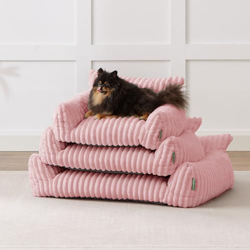 Cute Couch Bed for Pets (30.0"L x 20.0"W x 10.0"Th / Pink)