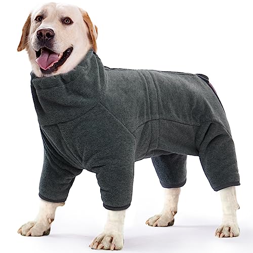 Large Dog Sweaters for Male Dogs (2XL / Grey)