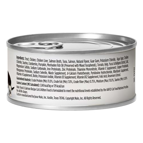 Trout & Salmon Recipe Pate Wet Canned Cat Food (5.5 Ounce (Pack of 24))