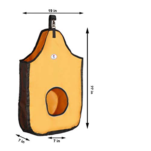 1200 D Hay Feeder Tote Bag for Horses (Turquoise)