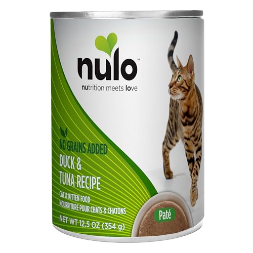 Duck & Tuna Recipe Pate Wet Canned Cat Food (12.5 Ounce (Pack of 12))