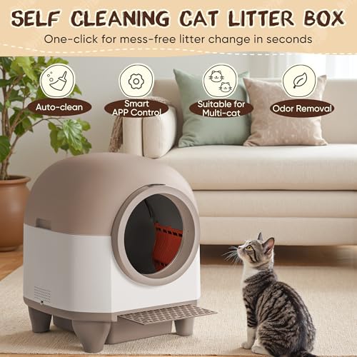 Self Cleaning Litter Box (brown)