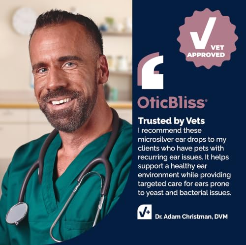 Oticbliss Medicated Ear Drops for Dogs & Cats