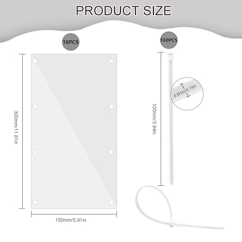 Pet Cage Liner Protection (18PCS,11.8"x5.9")