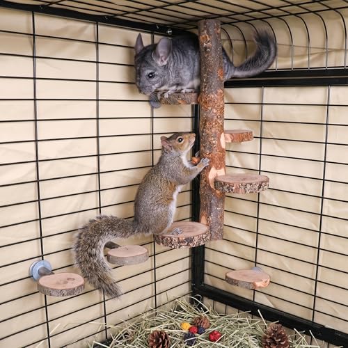 Chinchilla Large Hanging Wooden Rotating Platform