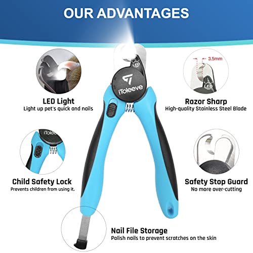 LED Dog Nail Clipper with Light