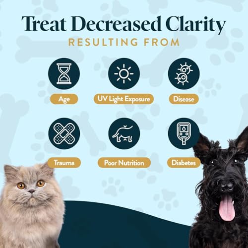 Vision Chews Eye Supplements for Dogs & Cats (60 Chews – Jar)
