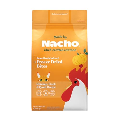 Dry Cat Kibble 4lb Bag (4 Pound (Pack of 1))