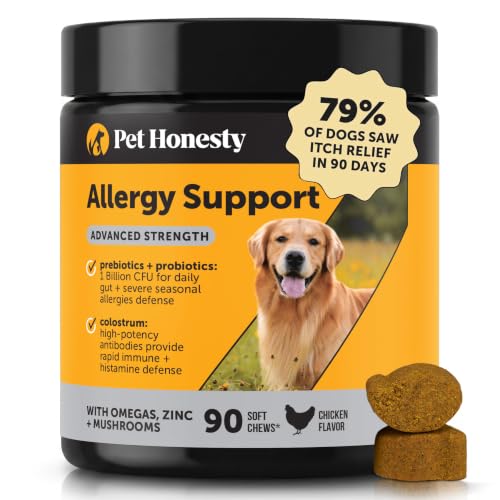 Max Strength Dog Allergy Chews for Itch Relief (90 Count)