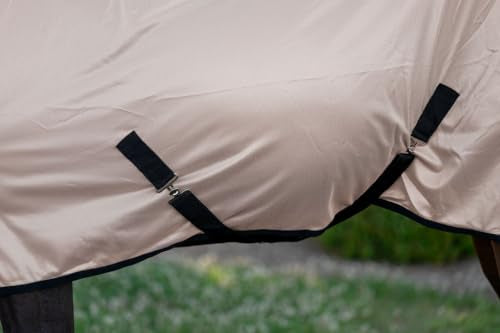 Miller's Standard Neck Fly Sheet for Horses (Rose/Beige / 75)
