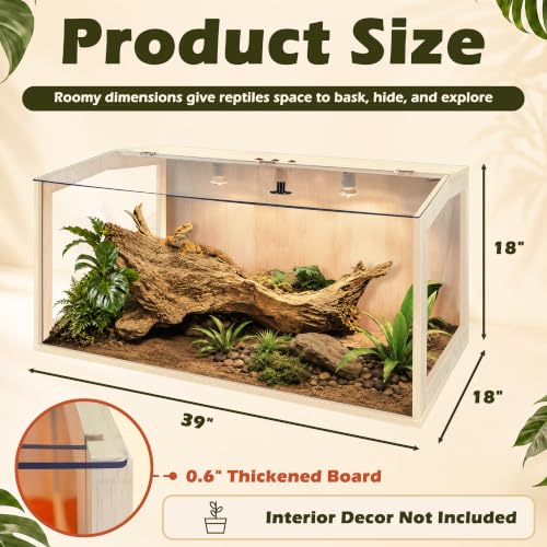 Bearded Dragon Tank (39X18X18 inch)