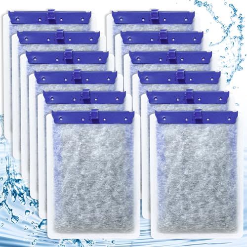12 Pcs Large Filter Cartridges Compatible with Tetra Whisper Bio (Large,12 Pack)