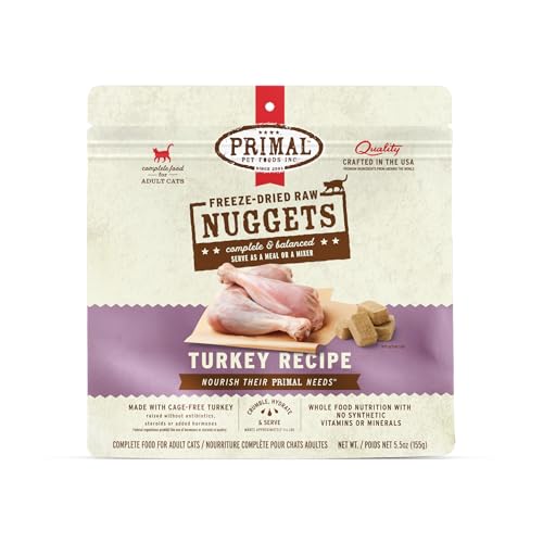Primal Freeze Dried Raw Cat Food Nuggets (5.5 Ounce (Pack of 1))