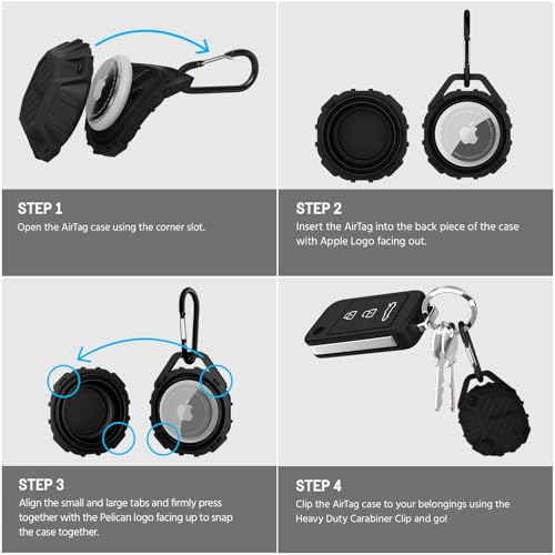Marine AirTag Holder (Marine Black)