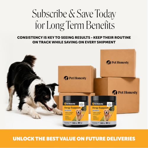 Max Strength Dog Allergy Chews for Itch Relief (90 Count)
