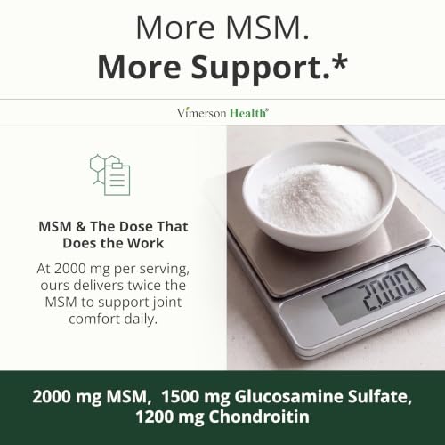 Glucosamine Chondroitin MSM