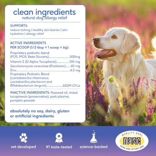 Itchy Skin Dog Itching Skin Relief (60 Count)