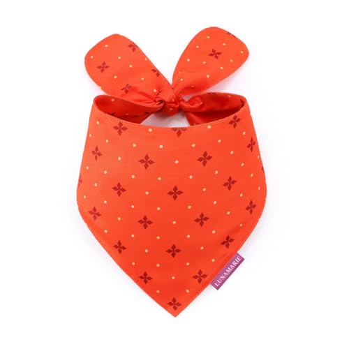 Luxury Pet Birthday Bandanas (Ember / X-Small)