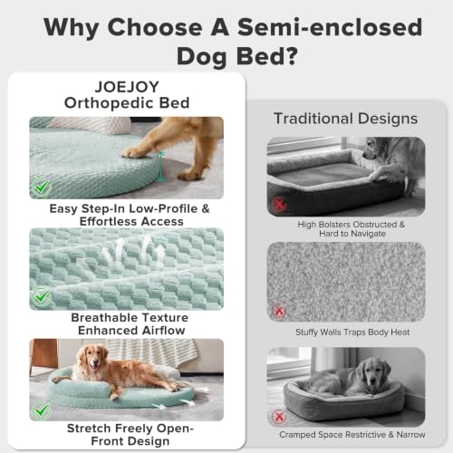 XXL Orthopedic Dog Beds (Green / XXL(48"x 35"x 7.5"))