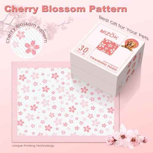 Pink Puppy Pads with Adhesive Tabs Disposable Pee Pads 28x34in 30Ct (28x34in | 30Ct-Pink)
