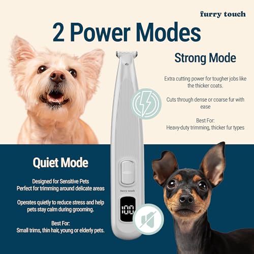 Dog Paw Trimmer Electric Cordless Pet Clippers for Dogs & Cats
