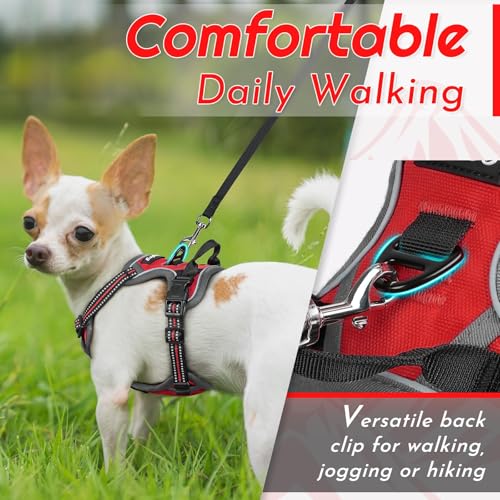 Dog Harness for Small Dogs (X-Small / Red)