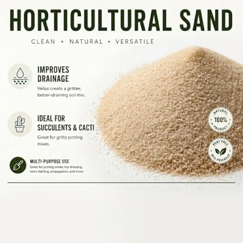 Fine Silica Horticultural Sand (Fine Silica Decorative Sand / 1 Quart)