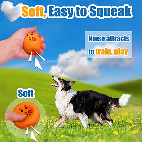 Squeaky Dog Toys for Medium Dogs (Regular Ball Multi-color / Medium)