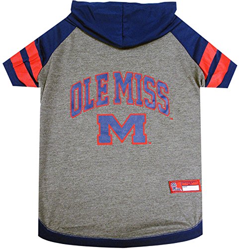 NCAA Mississippi OLE Miss Rebels Hoodie for Dogs & Cats (Mississippi Ole Miss Rebels / Small)