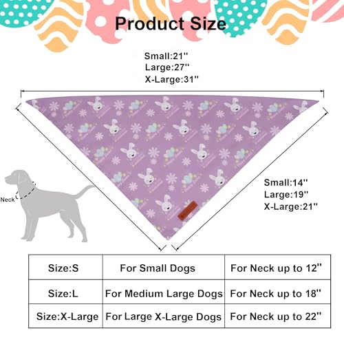 Easter Dog Bandanas (Large / Easter-2)