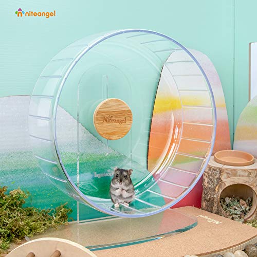 Super Silent Hamster Exercise Wheels (Large / Transparent)