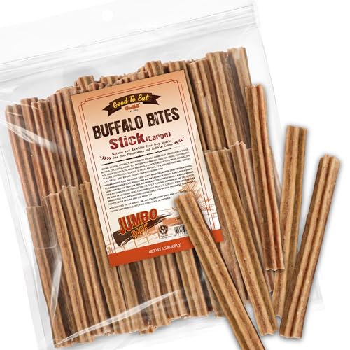 Natural Buffalo Dog Treats (1.5 Pound (Pack of 1))
