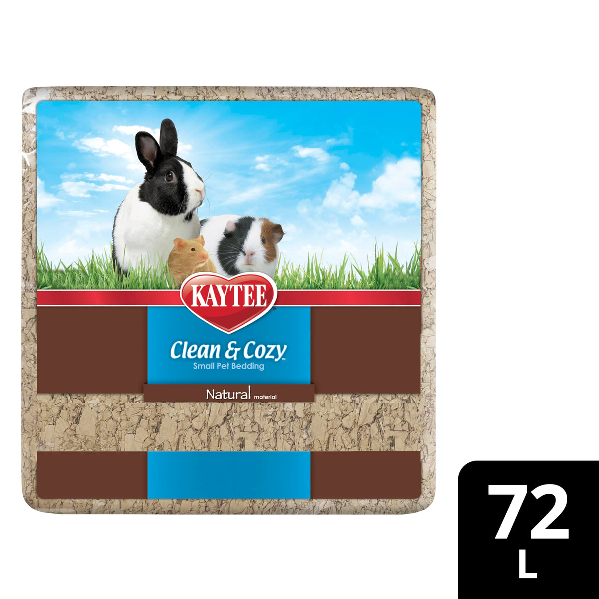 Clean & Cozy Natural Paper Bedding (72 Liter)