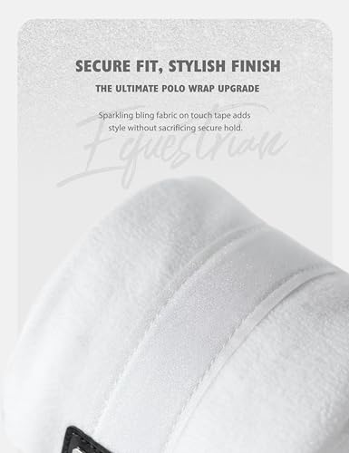 4 Pack Horse Polo Wraps (M / White)