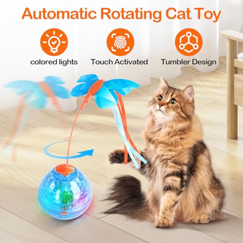 Cat Toys Interactive Cat Toy for Indoor Cats (Upgraded Tunnel Shadow2.0)