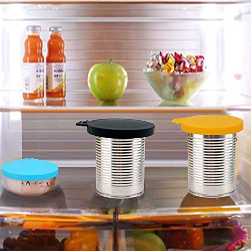 Food Can Covers (blue,pink,orange,black)